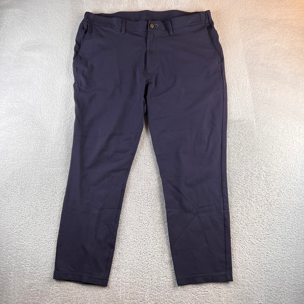 Public Rec All Day Every Day Pants Mens 36/28 Navy Blue Stretch Chino Trousers
